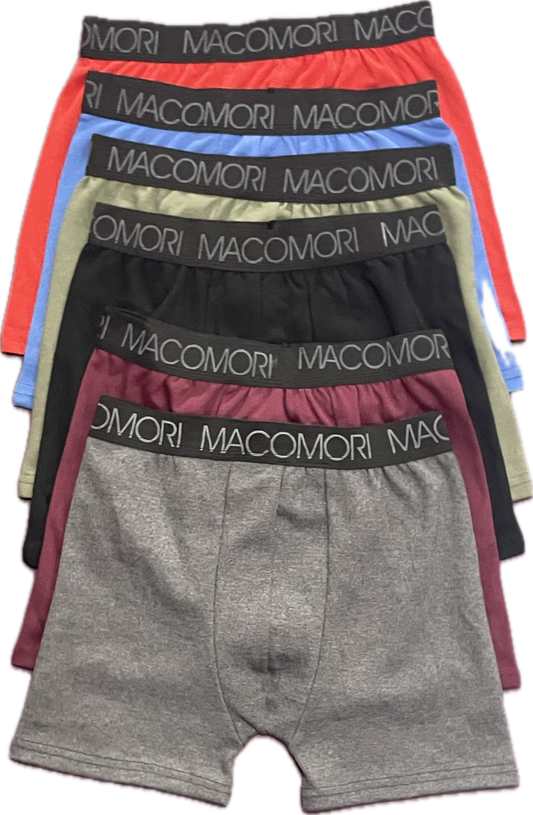 Boxers De Algodón 35x35 paquete de 6